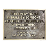 Buy Family Name Plate in brass with custom engraving